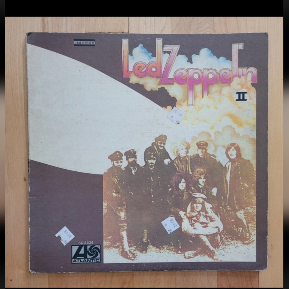 LED Zeppelin II Atlantic 1969 Vinyl LP Record SD 8236